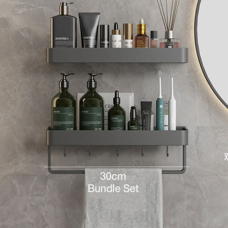RYNX | Contemporary, Elegant Bathroom Shelves In Gray