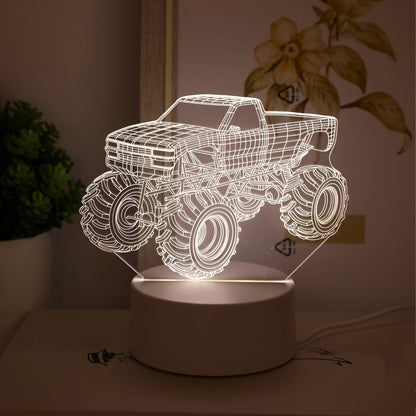 Rynx | TruckLight - Modern 3D Monster Truck LED Night Light