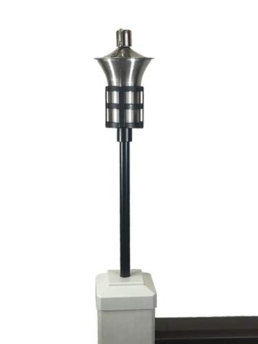 Rynx | Tru-Post Tru-Scapes Oil Lamp For Deck Railing Or Fence, 4.5" X 4.5