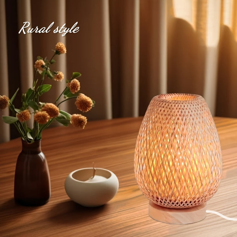Rynx | BamboLys - Handcrafted LED Table Lamp with USB Connection