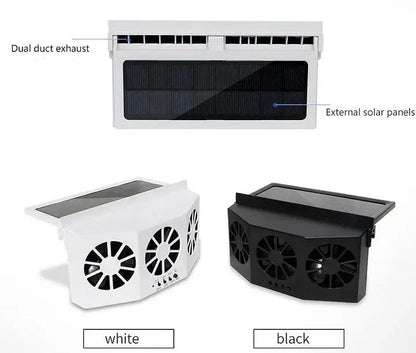Rynx | Solar-powered Car Fan – Cordless & Compact