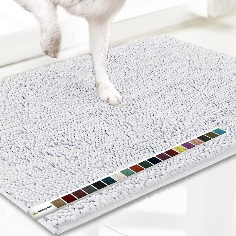Rynx | Absorbent Chenille Entryway Rug – Non-Slip & Easy to Clean