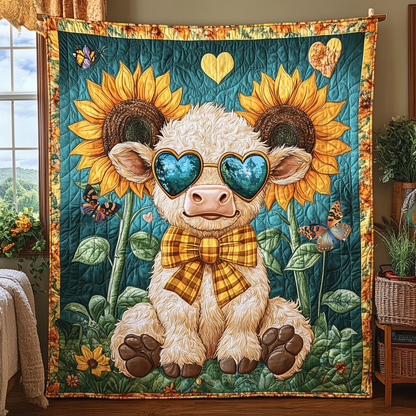 Rynx | Sunflower Joy Cow Blanket