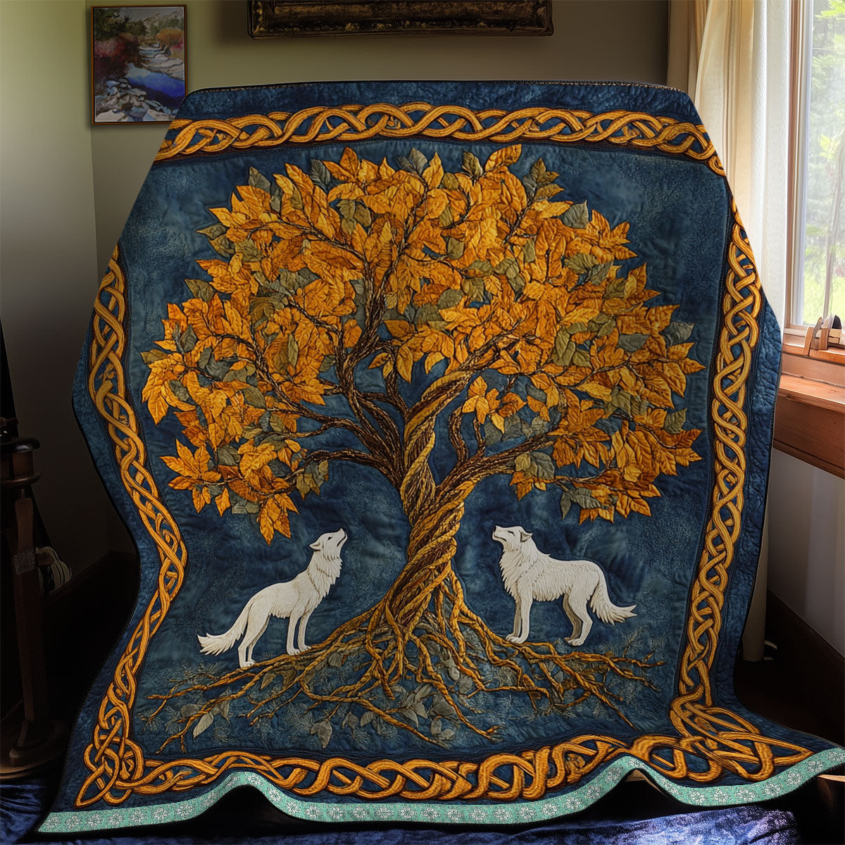 Rynx | Golden Tree of Life Quilt