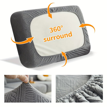 Rynx | 4PCS Bohemian Style RV Sofa Cushion Cover Set - Elastic Fabric Slipcovers, Comfortable and Easy to Install | Machine Washable, Dust & Pet Bite Proof, Waterproof, Stain Resistant | Sofa Protection for Two-Seat Sofas, RV and Camping Vehicle