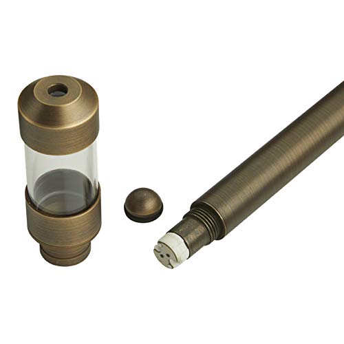 Rynx | Volt Max Spread 12V Brass Path Light - 25" Height, Bronze For Outdoor Path & Garden