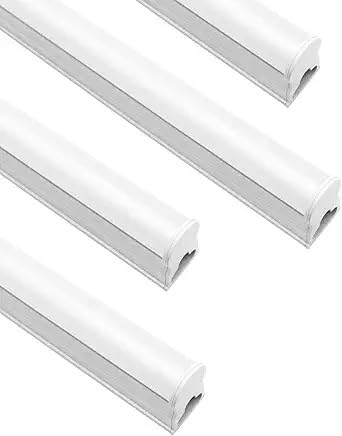 Rynx | Lightingwill Led T5 Integrated Fixture 4Ft, Natural White 4000K, 20W, Linkable Store Lighting, Ceiling and Under-Cabinet Lighting, Cord