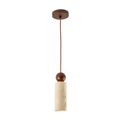 Rynx | Modern Travertine Ceiling Lamp in Japanese Style – Elegance and Calm