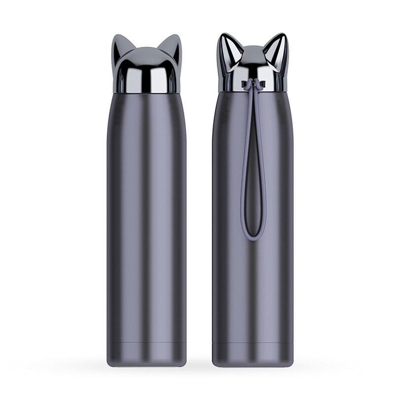 Rynx | Stylish Fox Ear 320ml Insulated Stainless Steel Hydration Bottle