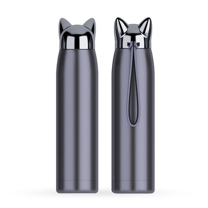 Rynx | Stylish Fox Ear 320ml Insulated Stainless Steel Hydration Bottle