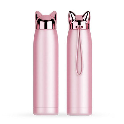Rynx | Stylish Fox Ear 320ml Insulated Stainless Steel Hydration Bottle