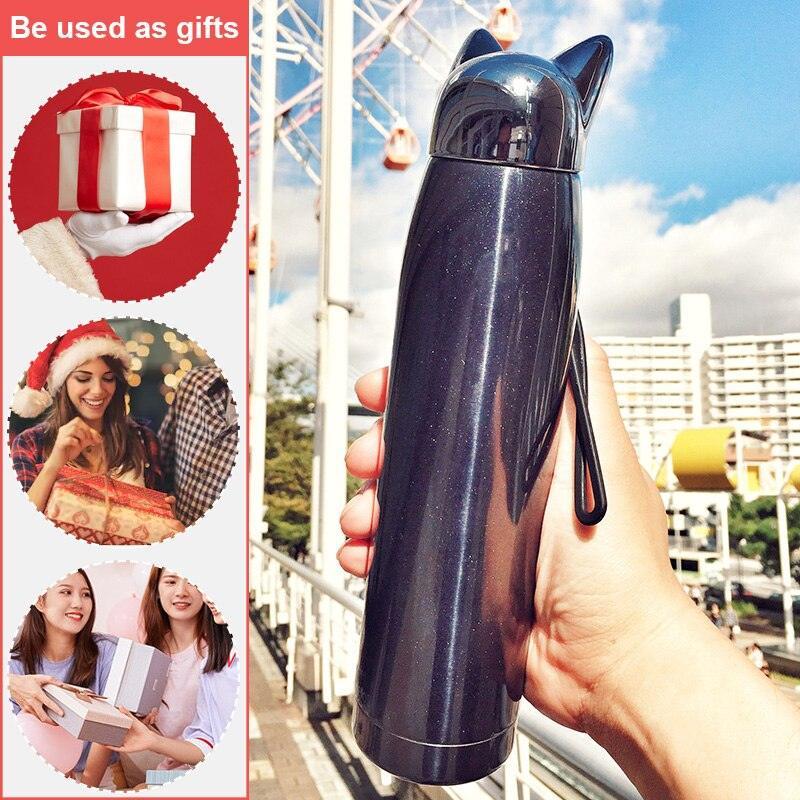 Rynx | Stylish Fox Ear 320ml Insulated Stainless Steel Hydration Bottle