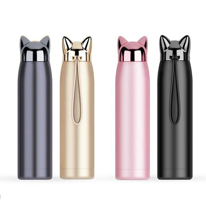 Rynx | Stylish Fox Ear 320ml Insulated Stainless Steel Hydration Bottle