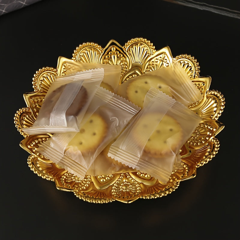 Rynx | GuldServe - Gold Metal Fruit Bowl in Filigree Style