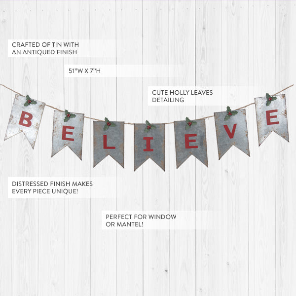 Rynx | Antiqued Tin Faith Garland
