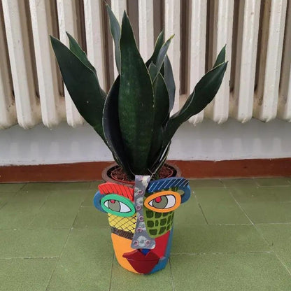 Rynx | Abstract Face Flower Pot