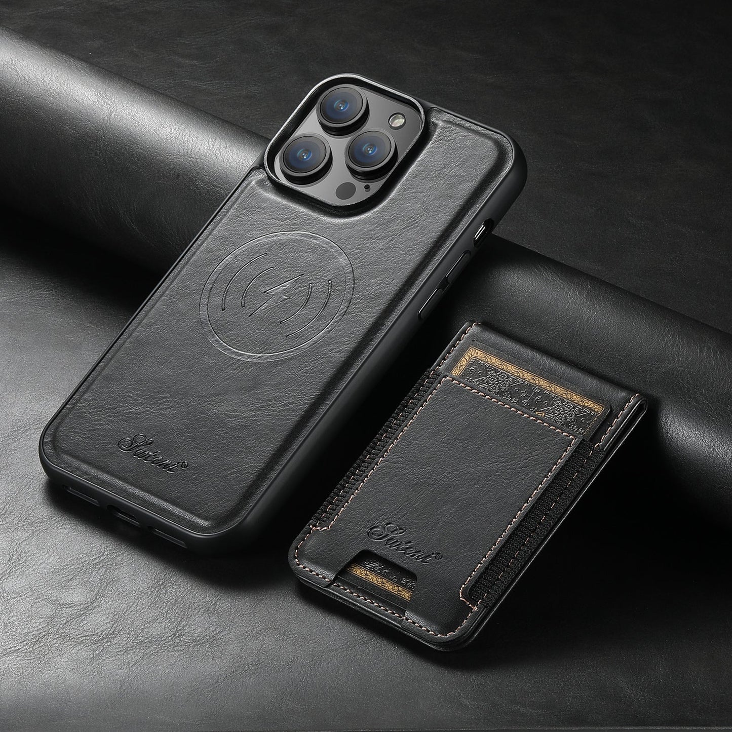 Rynx | Leather phone case with card holder and MagSafe compatibility