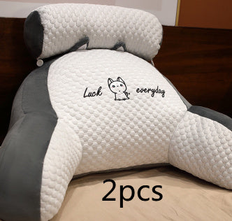 Rynx | Soft fluffy triangular reading pillow