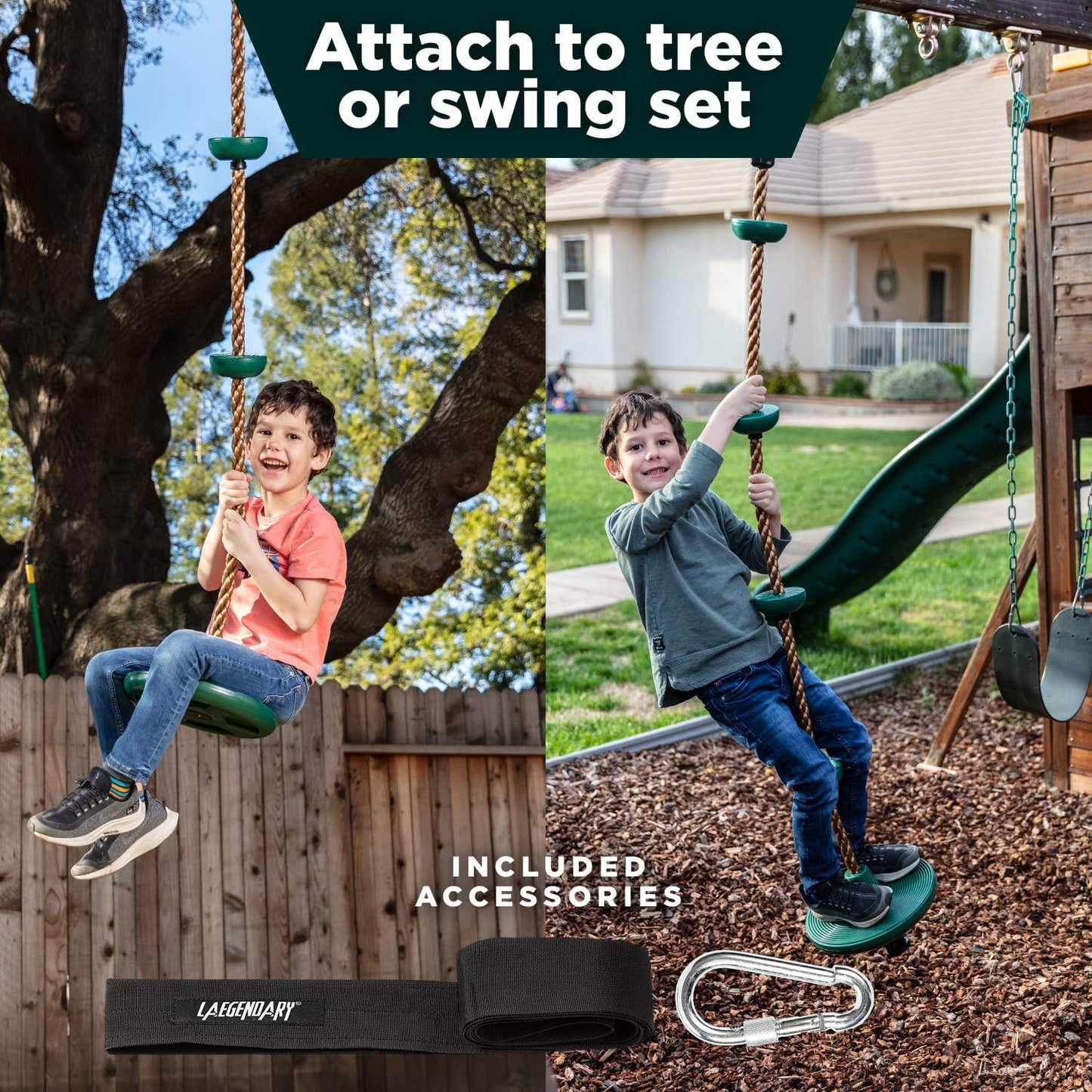 Rynx | Adventurous Tree Hopper Set - Climbing Rope and Platform - For Kids