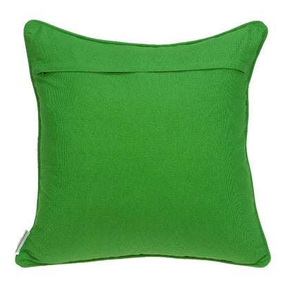 Rynx | Traditional Green and White Accent Pillow 20"x20"