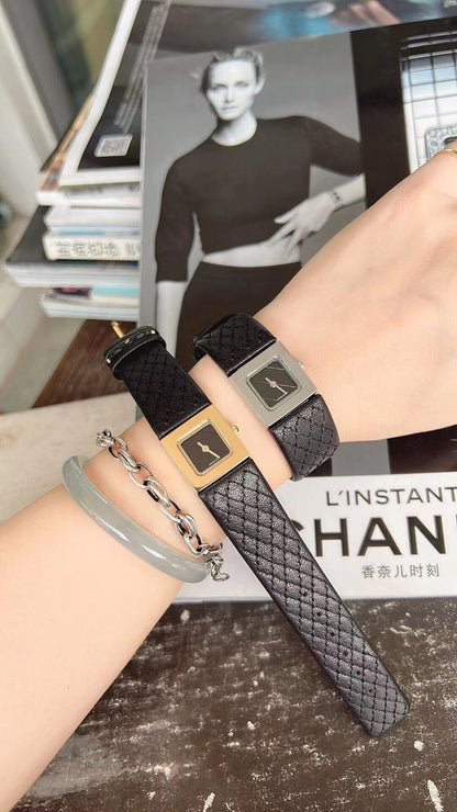 Rynx | Square Retro Design Women's Leather Watch