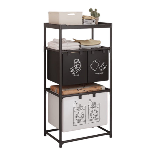 Rynx | Collapsible Multi-Compartment Laundry Basket