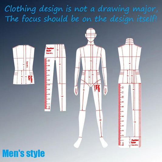 Rynx | Men's Clear Fashion Mannequin: Essential tool for tailoring and knitting