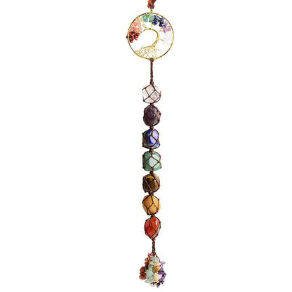 Rynx | 7 Chakra Stone Healing Crystal Tree of Life Decoration