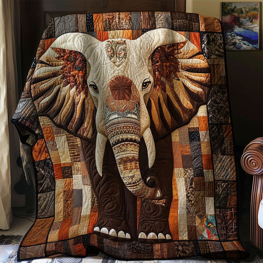 Rynx | Majestic Elephant Mosaic Quilt