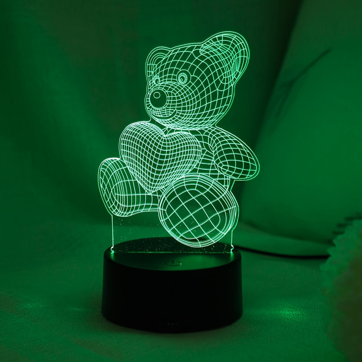 Rynx | LumiBear - 3D Plush Toy Illusion Night Light with Touch Control
