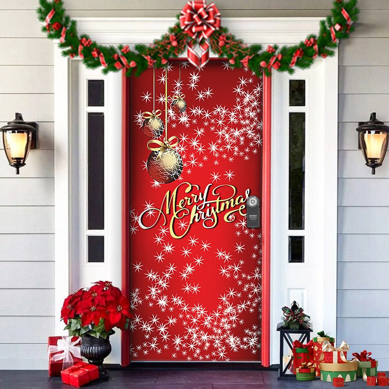 Rynx | Nightmare Before Christmas Outdoor Decorations Props Christmas Elf Door Cover