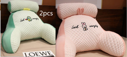 Rynx | Soft fluffy triangular reading pillow