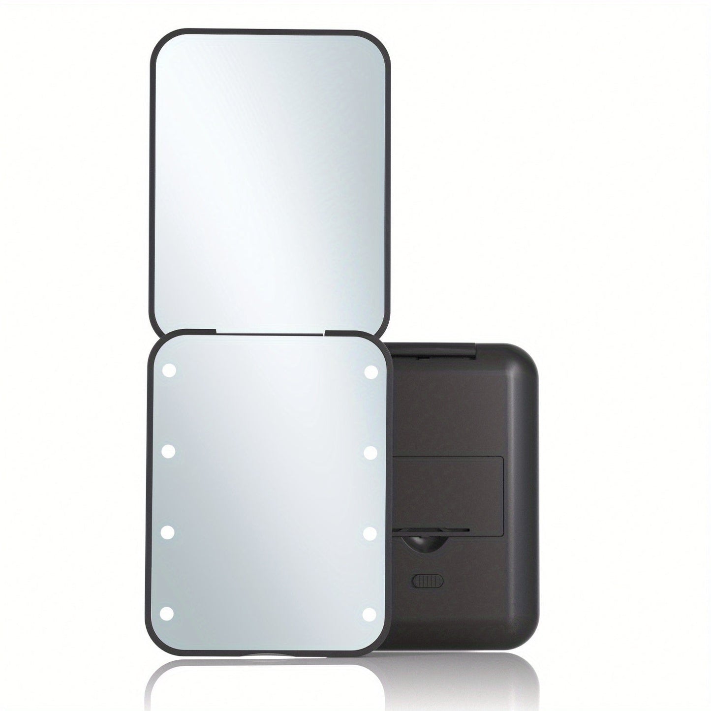 Rynx | Pocket Mirror with LED Light – 1X/3X Magnification, Compact Travel Makeup Mirror, Folding, Handheld, Portable Purse Mirror, Small Lighted Mirror for Gifts