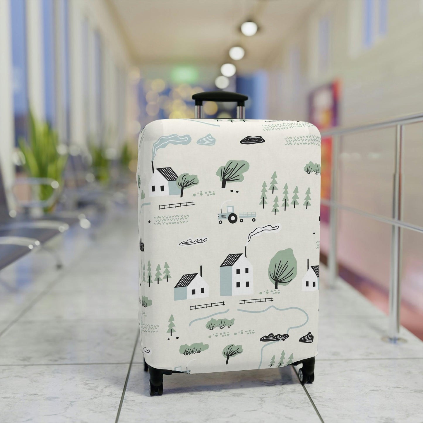 Rynx | Stylish Luggage Tag Set: Trendy Cover & Customization Kit