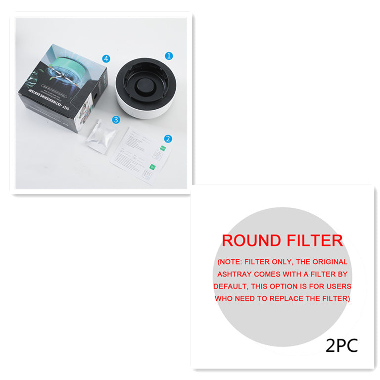 Rynx | Anion Cleaning Ashtray: Portable Smoke Removal