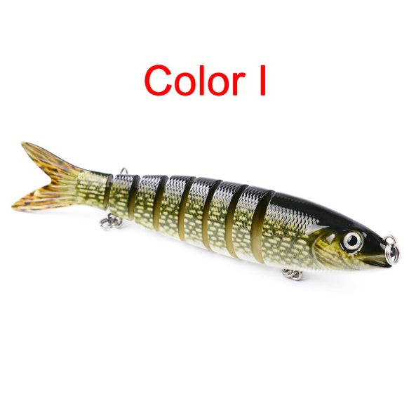 Rynx | Pike fishing lures Artificial Multi Jointed Sections Hard Bait Trolling Pike Carp Fishing Tools