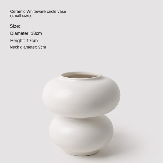 Rynx | Pure White Special Shape Vase