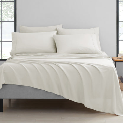 Rynx | Bamboo 2000 Thread Count 6-Piece Luxury Sheet Set - Organic, Cooling, 16 Inch Deep Pocket, Egyptian Luxury with Bonus Pillowcases - Shrink and Fade Resistant