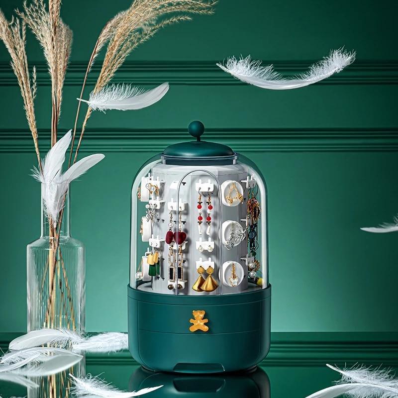 RYNX | Dimensional 360 Rotating Jewellery Box with Built-In Tower Box