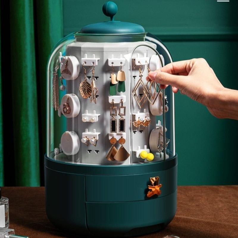 RYNX | Dimensional 360 Rotating Jewellery Box with Built-In Tower Box