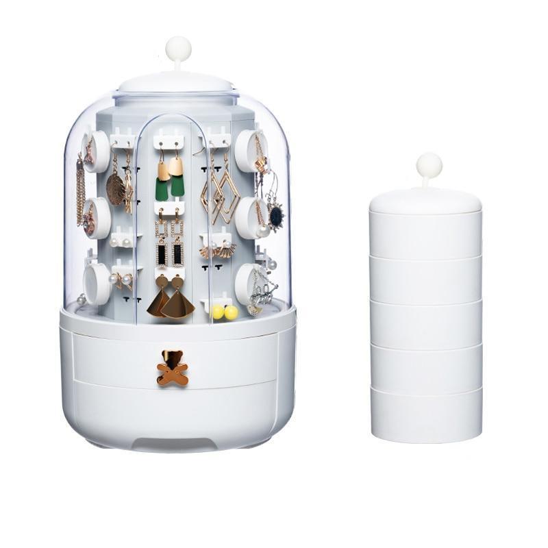 RYNX | Dimensional 360 Rotating Jewellery Box with Built-In Tower Box