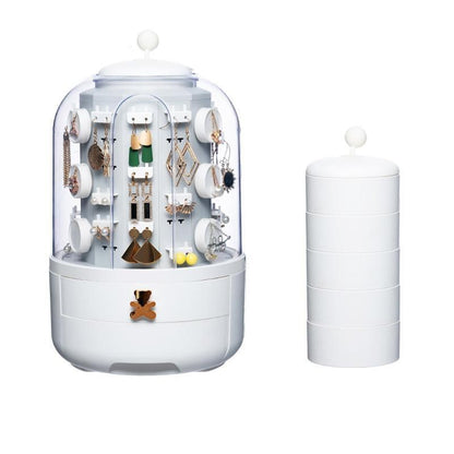 RYNX | Dimensional 360 Rotating Jewellery Box with Built-In Tower Box