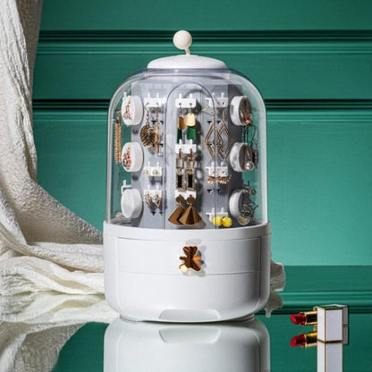 RYNX | Dimensional 360 Rotating Jewellery Box with Built-In Tower Box