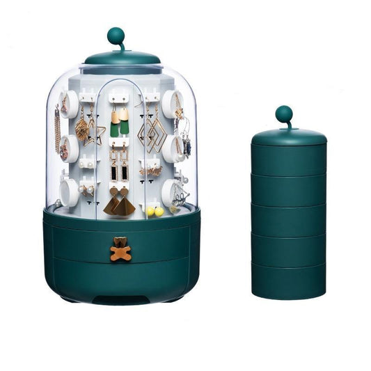 RYNX | Dimensional 360 Rotating Jewellery Box with Built-In Tower Box
