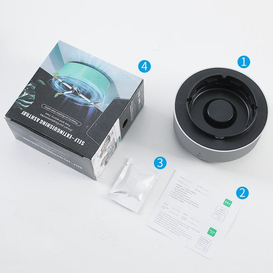 Rynx | Anion Cleaning Ashtray: Portable Smoke Removal
