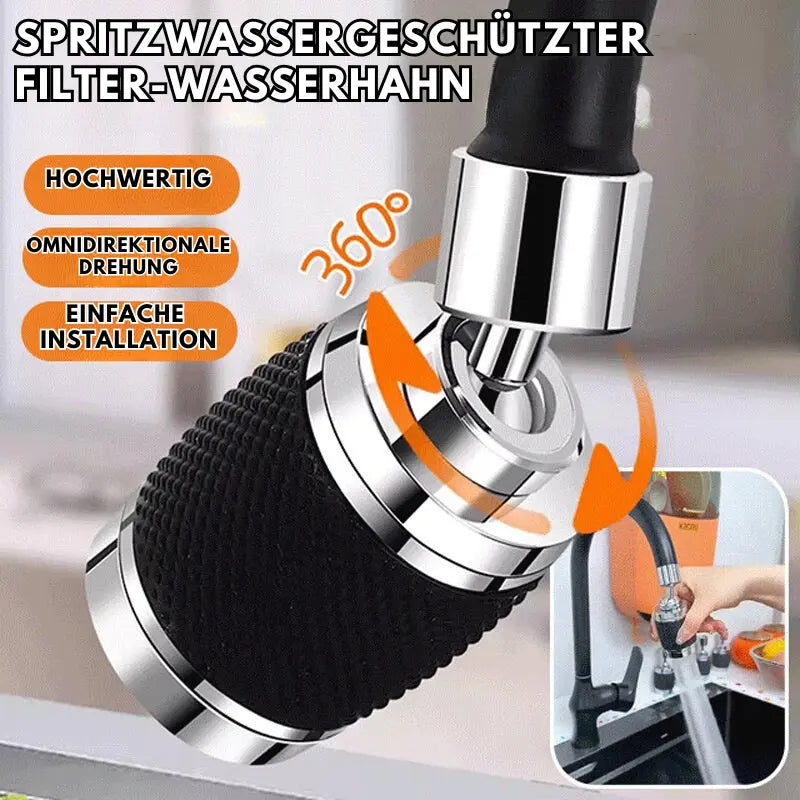 Rynx | 360° Splash-proof Redatable Faucet