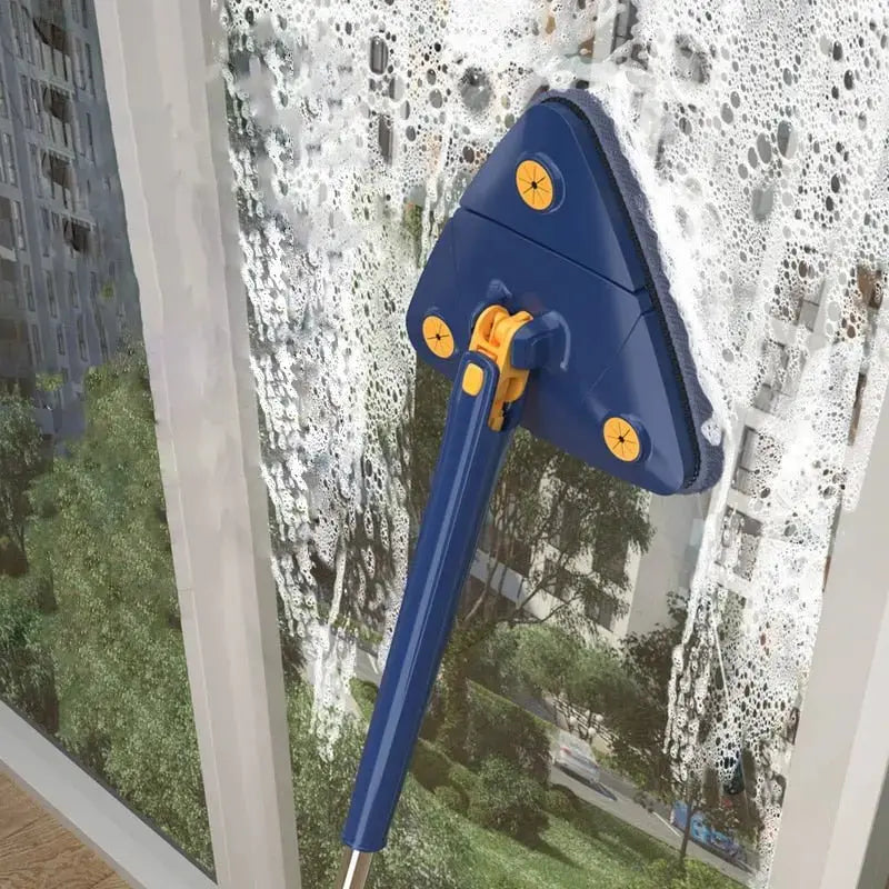 Rynx | 360° Triangle Mop (Including 2 free mop covers) – For effortless cleaning into every corner