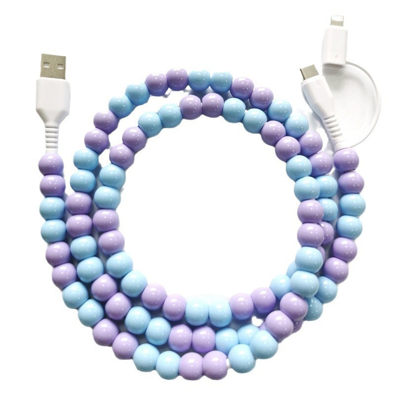 Rynx | Creative Beads 2-in-1 Data Cable