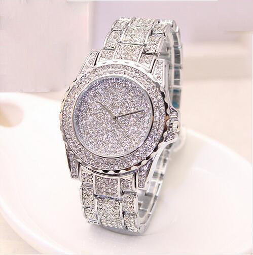 Rynx | Simple diamond British fashion ring steel belt women's watch