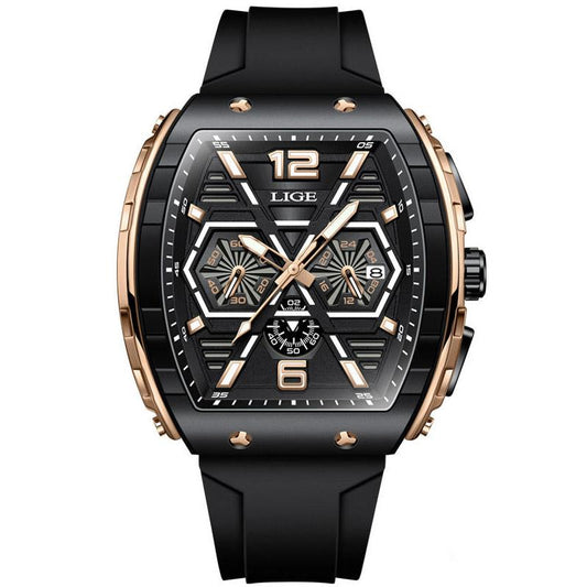 Rynx | Luxurious Square Waterproof Chronograph Watch